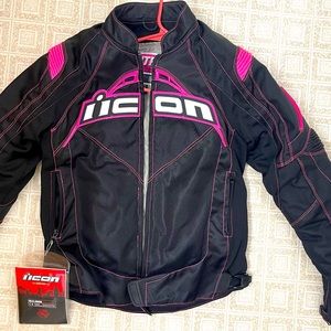 Pink and Black Icon Jacket Size M